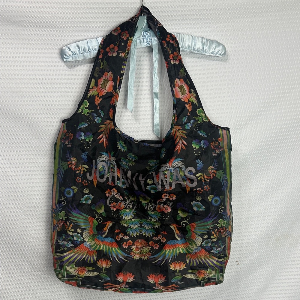 Johnny Was Multicolor Floral Tote Bag